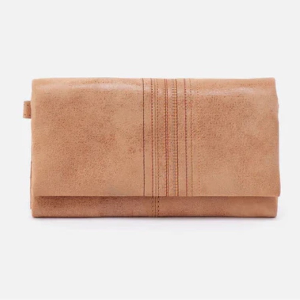 HOBO Keen Continental trifold leather wallet